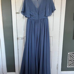 JJ's House Flutter Sleeve Bridesmaid Dress